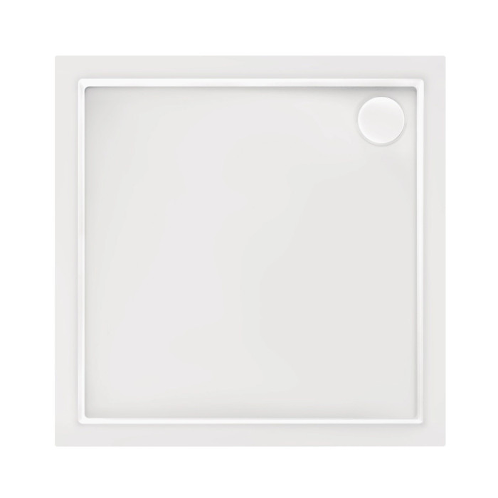 Набір Qtap душова кабіна Taurus CRM1011SC6 Clear 100х100 см + піддон Tern 301112
