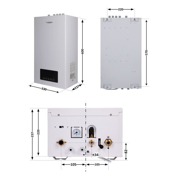 Котел електричний Thermo Alliance 8 кВт