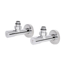 Комплект кранів Thermo Alliance Standart 1/2" НР для рушникосушарки кутовий SF395W15