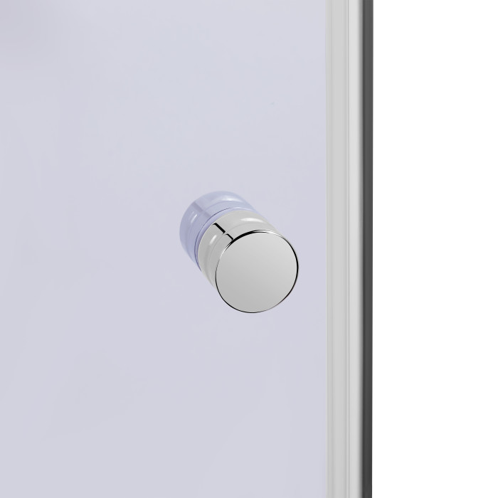 Душова кабіна Latwa SC90x90.SAT.MID.GR полукругла, скло тон. 4 мм + Душовий піддон KAPIELKA ST90x90x26, з панеллю Lidz