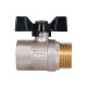 Кран кульовий Thermo Alliance Base 1" ВЗ для води (метелик) SD607W25