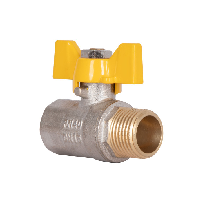 Кран кульовий Thermo Alliance Base 1/2" ВЗ для газу (метелик) SD607G15
