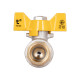 Кран кульовий Thermo Alliance Base 1/2" ВЗ для газу (метелик) SD607G15