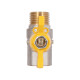 Кран кульовий Thermo Alliance Base 1/2" ВЗ для газу (метелик) SD607G15
