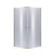 Душова кабіна Lidz Latwa SC90x90.SAT.LOW.GR, скло тон. 4 мм + Lidz Душовий піддон KAPIELKA ST90x90x14