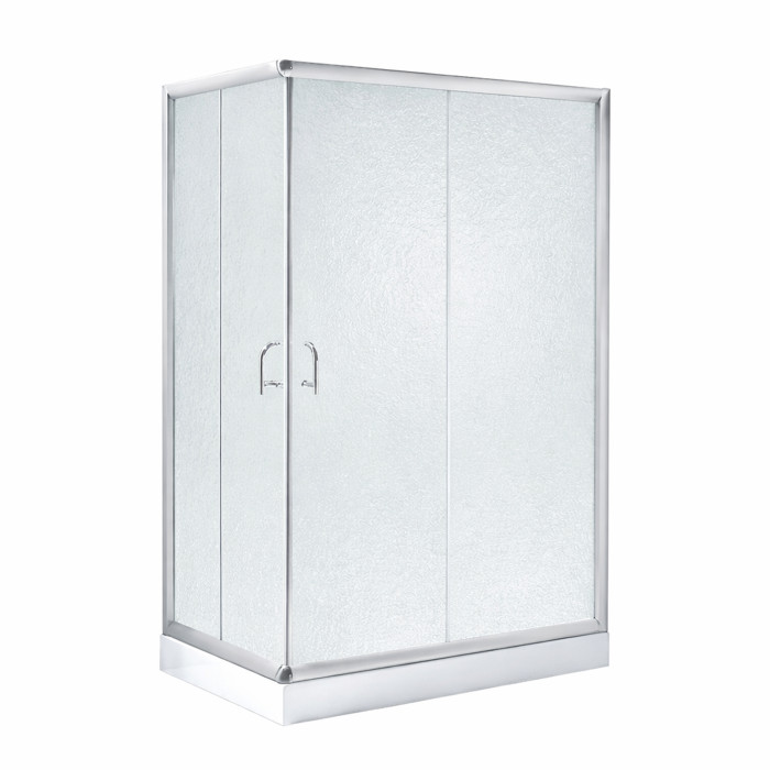 Душова кабіна Lidz Wawel SC100x80.SAT.LOW.FR, скло Frost 5 мм + Lidz Душовий піддон KAPIELKA ST100x80х14