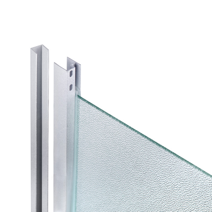 Душова кабіна Lidz Latwa SC80x80.SAT.LOW.FR, скло Frost 4 мм + Lidz Душовий піддон KAPIELKA ST80x80x15