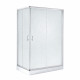Душова кабіна Lidz Wawel SC120x80.SAT.LOW.FR, скло Frost 5 мм + Lidz Душовий піддон KAPIELKA ST120x80х14