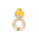 Кран кульовий Thermo Alliance Base 3/4" ВР для газу (метелик) SD602G20