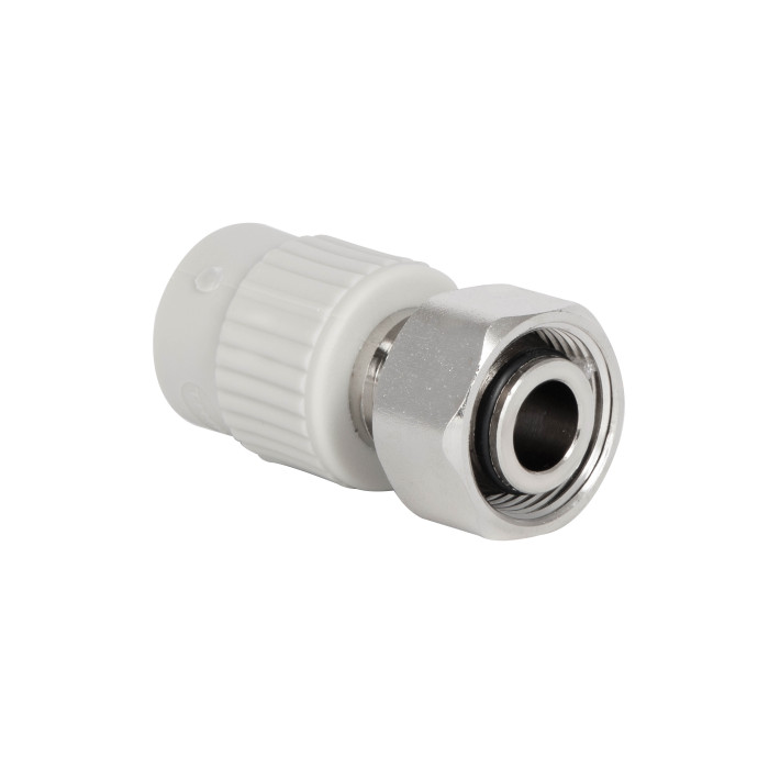Муфта під Євроконус PPR із накидною гайкою Thermo Alliance 20х3/4" ВР з латунним штоком