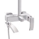 Душова система універсальна Qtap Swan Cascada на три споживачі (з виливом) QTSWA111CRM45566 Chrome