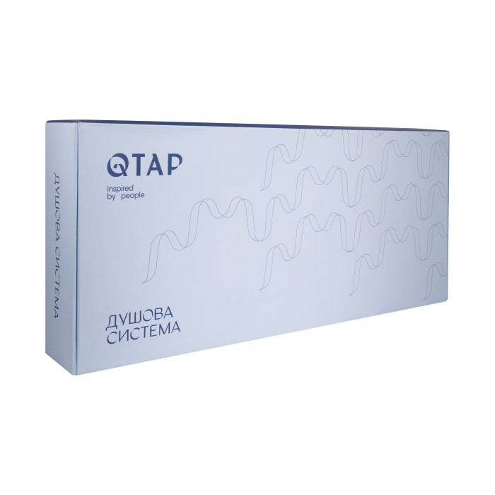 Душова система універсальна Qtap Swan Cascada на три споживачі (з виливом) QTSWA111CRM45566 Chrome