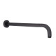 Кронштейн для верхнього душу Qtap Trubice 370 мм округлий QTTRU120BLM45927 Black Matt