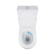 Унітаз-компакт Qtap Robin Ultra Quiet безободковий з сидінням Soft-close QT13226089AW