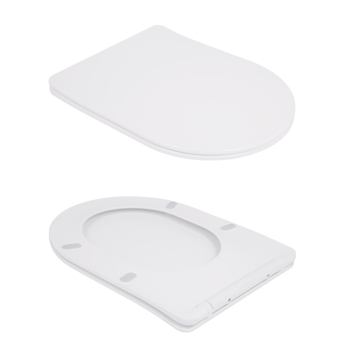 Унітаз-компакт Qtap Robin Ultra Quiet безободковий з сидінням Soft-close QT13226089AW