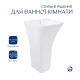 Раковина для підлоги моноблок Qtap Crow 445x420x840 White QT0511G315WN