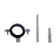 Хомут Thermo Alliance Standart 1 1/4" з чорною гумою (D38-43 мм) SD10032B