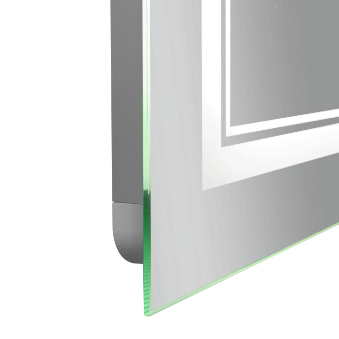 Дзеркало Qtap Cardinal (CA1) 800х500 з LED-підсвічуванням Touch, з антизапотіванням, з димером, рег. темп. кольору (3000-6500K) Reverse QT0478C5080