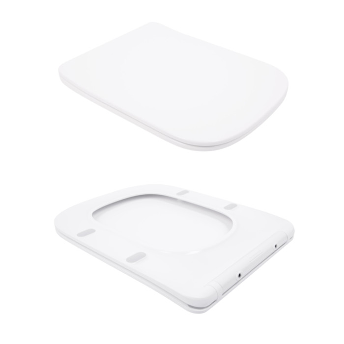 Унітаз підвісний Qtap Tern Ultra Quiet безобідковий з сидінням Soft-close WHITE QT17332303AW