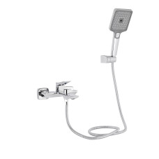 Змішувач для ванни Qtap Presto (з душовим гарнітуром) QTPRE259CRM45574 Chrome