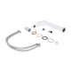 Змішувач для раковини Qtap Presto високий QTPRE269CRW45577 Chrome/White