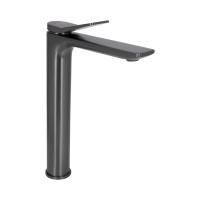 Змішувач для раковини Qtap Presto високий QTPRE269GRP45582 Graphite