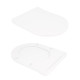 Унітаз підлоговий Qtap Virgo Ultra Quiet безобідковий з сидінням Soft-close WHITE QT18226092AW