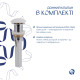 Комплект Qtap Crow: Раковина напольна моноблок 445x420x840 мм White + Донний клапан PU02O