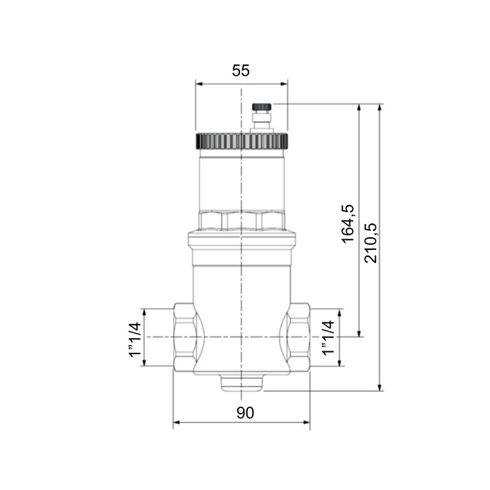 Повітровідвідник Icma автоматичний (дегазатор) 1 1/4" №740