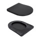 Унітаз підвісний Qtap Robin New Ultra Quiet безобідковий з сидінням Soft-close MATT BLACK QT13332381АSMB