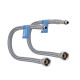 Шланг для підключення змішувача Thermo Alliance Standart (пара) 60 см NYLON M10x1/2"В TAS386W60