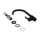 Змішувач для кухні Brinex Pure 015F U-образний  Black Matt BRIPUR015FBLM