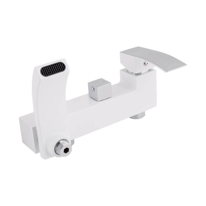 Душова система універсальна Qtap Swan Cascada на три споживачі (з виливом) QTSWA111CRW45570 Chrome/White