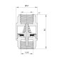 Зворотний клапан Thermo Alliance Forte 1 1/4"ВВ нікель із латунним штоком TAF240W32