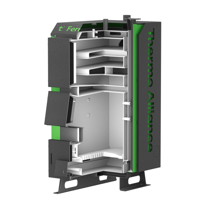 Котел твердопаливний сталевий Thermo Alliance Ferrum Plus V 5.0 FSF+ 20