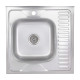 Кухонна мийка Brinex 6060-L 0,6 мм Satin (BRIN6060LSAT06)