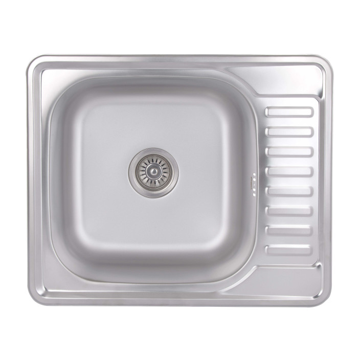 Кухонна мийка Brinex 5848 0,8 мм Satin (BRIN5848SAT08)