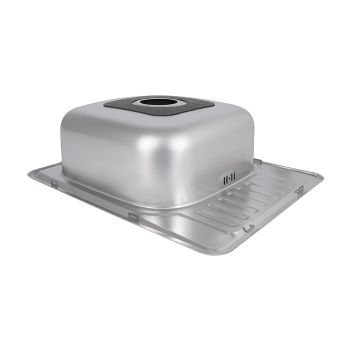 Кухонна мийка Brinex 5848 0,8 мм Satin (BRIN5848SAT08)