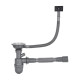 Кухонна мийка Brinex 3838 0,6 мм Satin (BRIN3835SAT06)