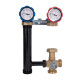 Насосна група Icma №R004 1 1/2"x1" підключення зліва, без насоса 93R004AFS5505SC