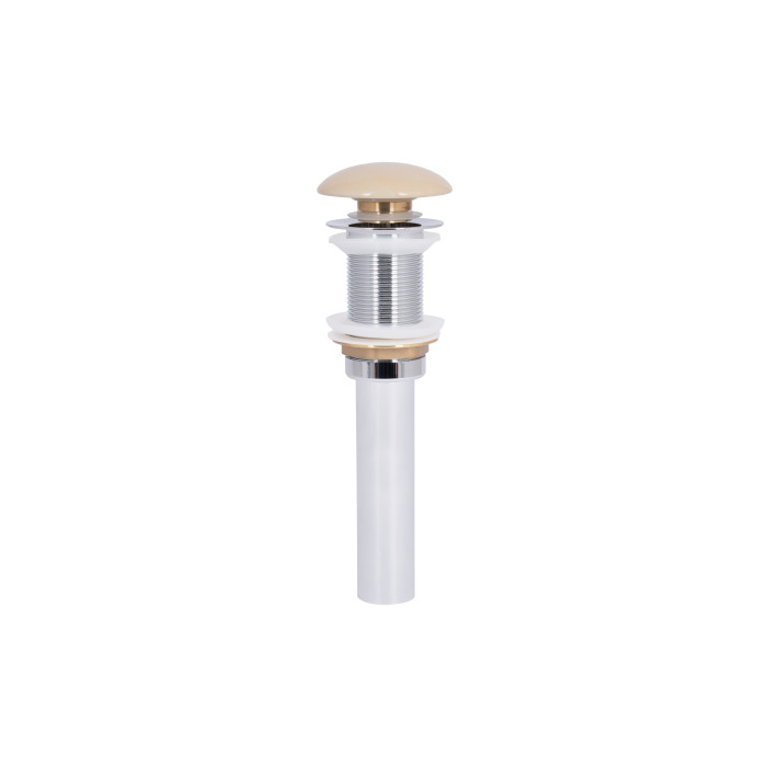 Раковина накладна Qtap Robin 500х380х140 мм, Beige, прямокутна, з донним клапаном QT04116302SB