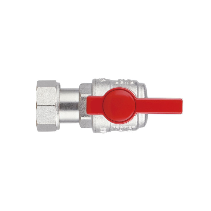 Кран кульовий Thermo Alliance Standart 3/4"ВВ кутовий, PN40, з накидною гайкою TAS223W20