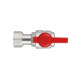 Кран кульовий Thermo Alliance Standart 1/2"ВЗ кутовий, PN40, з накидною гайкою TAS224W15