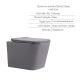 Комплект Qtap Tern Stone grey 3 в 1: підвісний унітаз Ultra Quiet + біде підвісне + раковина накладна QTTERSG49162