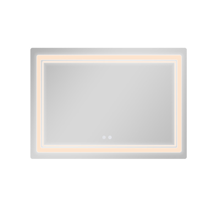 Дзеркало Qtap Cardinal (CA2) 1200х800 з LED-підсвічуванням Touch, з антизапотіванням, з димером, рег. темп. кольору (3000-6500K) QT0478C1208048454