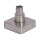 Кронштейн стійки Lidz (34,5х53х53) для душових систем Kubis 1033,1030 Nickel LDKUB3455353N49524