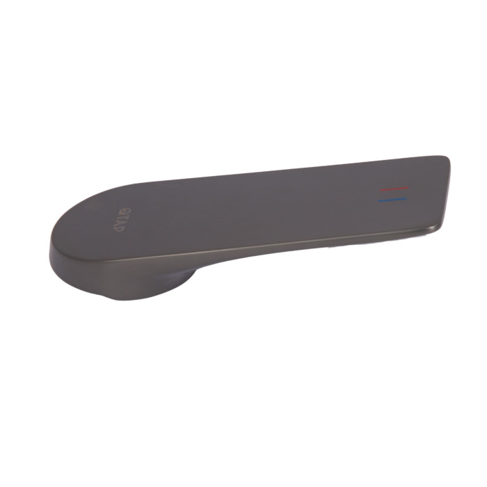 Ручка картриджа Qtap (116,5х41,5х18) для змішувачів Vlasta New Gunmetal Black PVD QTVLA11654151849628