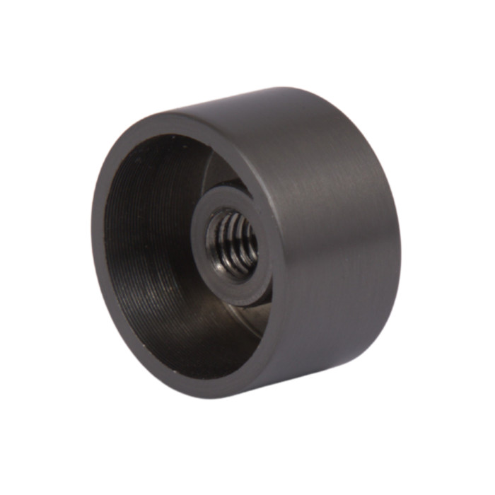 Накладка на кнопку Qtap (13х24х24) для змішувача для кухні з підключенням питної води Vlasta New Gunmetal Black PVD QTVLA132424GMB49635