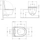 Унітаз підвісний Qtap Taurus Ultra Quiet 515×360×350 мм, White, з сидінням Slim Duroplast / Soft-close / Quick Release QTTAU26W49116