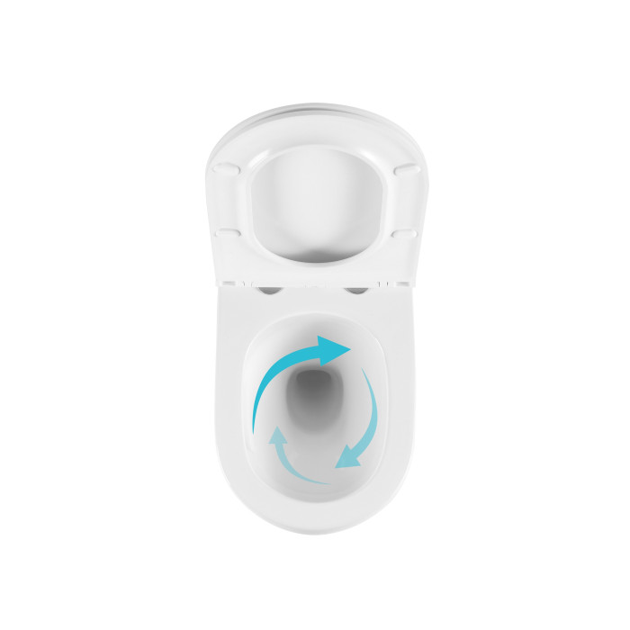 Готове рішення Qtap для ванної кімнати: підвісний унітаз Taurus Ultra Quiet 515×360×350 + комплект інсталяції Nest 4 в 1 (квадратна клавіша Chrome)
